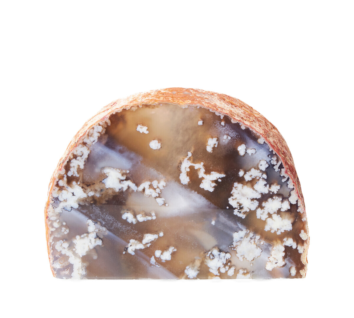 Natural Agate Half Cut Base